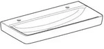 Keramag - Geberit Renova Plan, Aufsatz-waschtisch , 100x48 Cm, 2