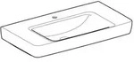 Keramag - Geberit Renova Plan, Waschtisch Mit Ablagefl&auml;che, 90x48 Cm, 1