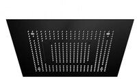 Steinberg 390 - Kopfbrause, 60x60 Cm, 3 Strahlarten, Mit Led, Schwarz Matt 390 6620 S