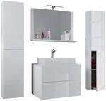 5-tlg. Waschplatz Waschtisch Lendas Xl