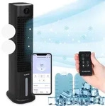 Klarstein Rafraichisseur D'Air Mobile 5 En 1, Refroidisseur D'Air Par Evaporation,