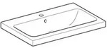Keramag - Geberit Icon Light Aufsatzwaschtisch, 75 Cm X 48 Cm, Mit