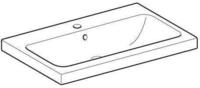 Keramag - Geberit Icon Light Aufsatzwaschtisch, 75 Cm X 48 Cm, Mit