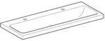 Keramag - Geberit Icon Light Waschtisch, 120 Cm X 48 Cm, Mit 2 Hahnl&ouml;cher,
