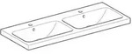 Keramag - Geberit Icon Light Doppelwaschtisch, 120 Cm X 48 Cm, Mit 2