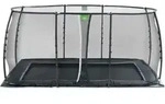 Exit Toys - Exit Dynamic Ebenerdiges Trampolin 244x427cm Mit Sicherheitsnetz -