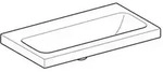 Keramag - Geberit Icon Light Waschtisch Mit Verk&uuml;rzter Ausladung, 75 Cm X