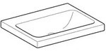 Keramag - Geberit Icon Light Waschtisch, 60 Cm X 48 Cm, Ohne Hahnloch, Ohne