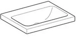 Keramag - Geberit Icon Light Waschtisch, 60 Cm X 48 Cm, Ohne Hahnloch, Ohne