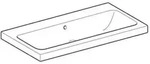 Keramag - Geberit Icon Light Waschtisch, 90 Cm X 48 Cm, Ohne Hahnloch, Mit