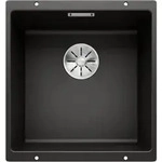 Subline 400 - Silgranitsp&uuml;le, 43x46 Cm, Infino, Schwarz 525990 - Blanco