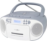 Cd-radio Dab+, Ukw, Dab Aux, Cd, Kassette, Usb Wei&szlig;, Blau - Reflexion