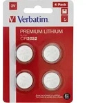 1x4 Verbatim Cr 2032 Lithium Batterie 49533