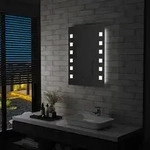 Badezimmer-wandspiegel Mit Leds 60x80 Cm Vidaxl