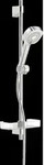 Hansa - Basicjet Style Wandstangen-brausenset, Wandmontage,