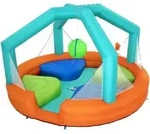 Dodge & Drench Water Park Aufblasbares Schwimmbad 450x450x268 Cm Mit H&auml;ngendem
