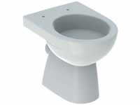 Geberit - Stand-Tiefspül-WC renova Abgang horizontal, teilgeschlossen weiß