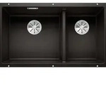Subline 430/270 - Silgranitsp&uuml;le, 76x46 Cm, Schwarz 525991 - Blanco