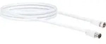 Schwaiger Sat Antennen Adapter Kabel Kvck173 532 (75db) F Iec Wei&szlig;, 3,0m, 1x F