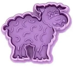 St&auml;dter Schaf 6,5 Cm Lila / Violett