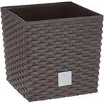 Prosperplast Blumentopf Rato Low Braun 17 Cm