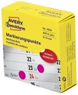 Avery Zweckform 3850 Markierungspunkte, &Oslash; 10 Mm, 1 Rolle/800 Etiketten, Magenta