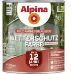 Wetterschutzfarbe Halbdeckend 0,75 L Salbeigr&uuml;n Holzschutzfarbe - Alpina