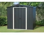 Metall-ger&auml;tehaus Eco 1,8x1,8m Ger&auml;tehaus Aus Metall In Anthrazitgrau,