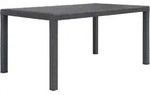 Gartentisch Braun 150x90x72 Cm Kunststoff Rattan-optik - Vidaxl