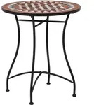 Bistrotisch Mosaik Keramik Braun 60 Cm Vidaxl