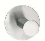 Tesa - Powerbutton Haken Classic Rund, Edelstahl Haushaltsklebeband & Klebehaken