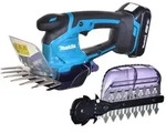 Gartenmaschinen - Akku-gras-/strauchschere 18v, 1x 1,5 Ah Akku, Ladeger&auml;t Dum604syx