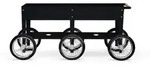 Herstera - Garden Metall Hochbeet Wheels Schwarz 186x50x80 Cm
