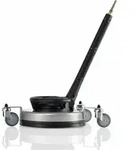 Roundcleaner Ufo 350 Mm Mit R&auml;dern Edelstahl Stecksystem D12 - Kr&auml;nzle