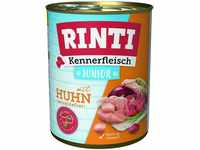 Kennerfleisch Junior Huhn 800 g Hundefutter Nassfutter - Rinti