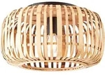 Brilliant - Lampe, Woodrow Deckenleuchte 1flg Hellbraun, Metall/bambus, 1x A60, E27,
