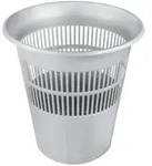Papierkorb 31cm &Oslash;29cm Silber