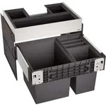 Select - Einbaum&uuml;lleimer, Geteilt, Volum 46 L 526210 - Blanco