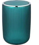Schwingdeckeleimer Agropoli L Petrol, Kosmetikeimer Mit Schwingdeckel, 5,5 L,