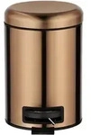 Kosmetik Treteimer Leman Metallic-kupfer 3 L, Edelstahl, Kupfer, Edelstahl Rostfrei
