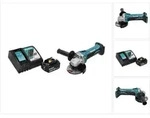 Makita Dga 452 Rg1 Akku Winkelschleifer 18 V 115 Mm + 1x Akku 6,0 Ah +...