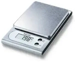 Ks22 K&uuml;chenwaage Digital W&auml;gebereich (max.)=3 Kg Silber 170 X 115 X 27 - Beurer