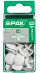 Spax - Abdeckkappen Wei&szlig; Zum Stecken (stift) - 25 Stk. Abdeckkappen