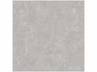 Hellgraue Tapete einfarbig Vlies Betontapete grau mit Vinyl abwaschbar für Küche