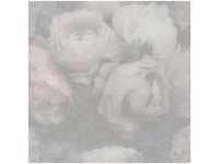 Pastell Tapete mit Rosen Vintage Blumentapete romantisch in Grau Rosa für...
