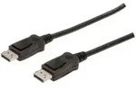 Digitus Displayport-kabel Herren 20-poliger Displayport Herren Schwarz 