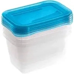 Keeeper 4er Set Fredo Fresh Beh&auml;lter 0,75l - Gefrierschrank- Und Mikrowellengeeignet