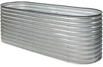 Westmann - Grow Faster M Metall Hochbeet Aus Wellblech Silber