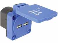 USB-Einbausteckdose IP44 - SCHWABE - 45089