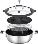 R&ouml;sle Aroma Dampfgarer Silence Pro Mit Deckel, Proresist-beschichtung,...